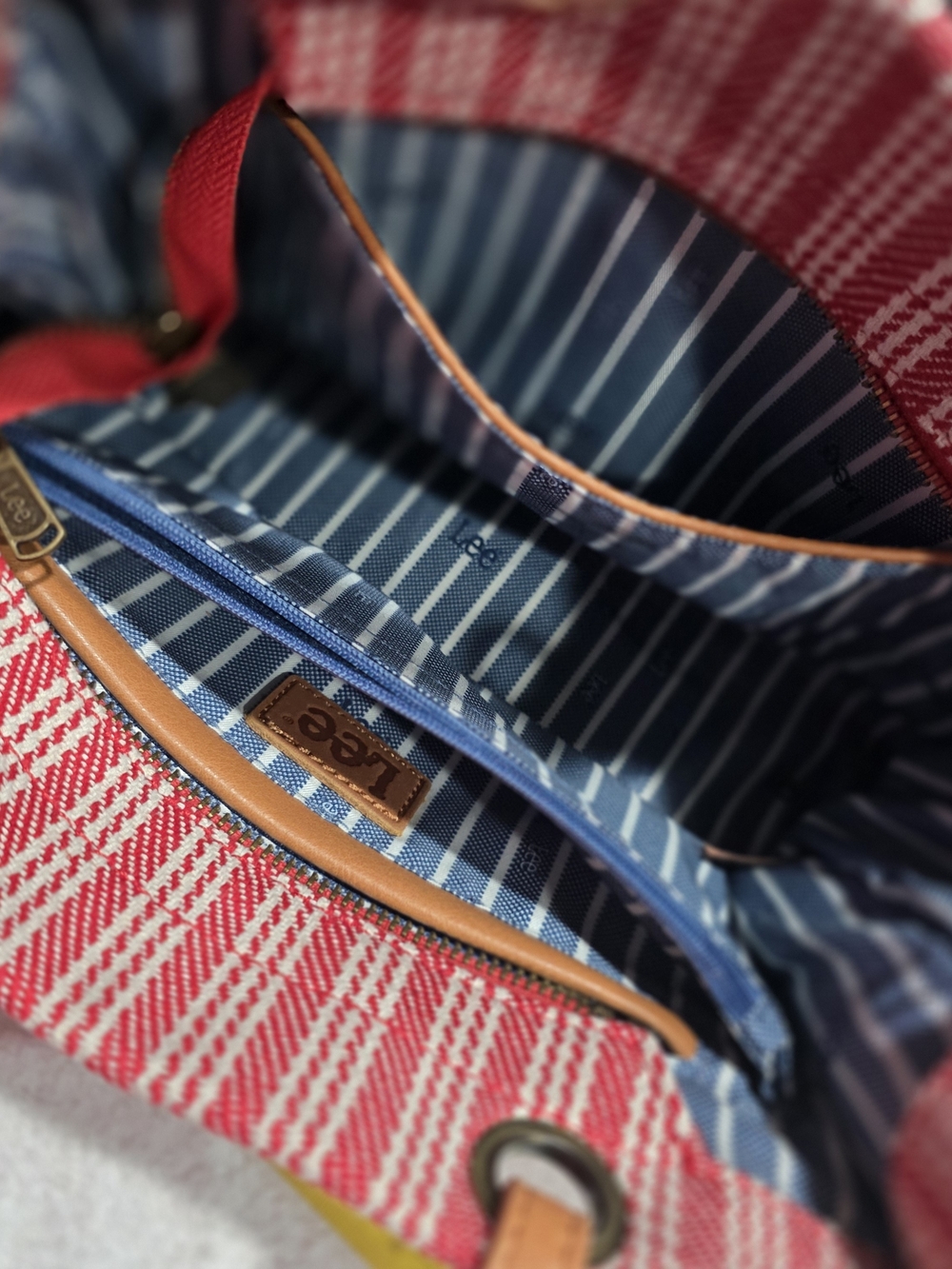 Montana West Lee Stripe Collection Small Tote/Crossbody Purse Country Nautical - Picture 4 of 8